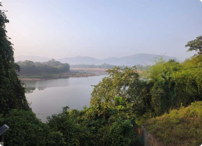 Surya Dam in Dahanu Taluka
